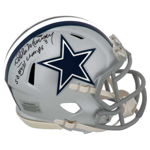 Eddie Murray Signed Dallas Cowboys Riddell Speed Mini Helmet w/SB XXVIII Champs