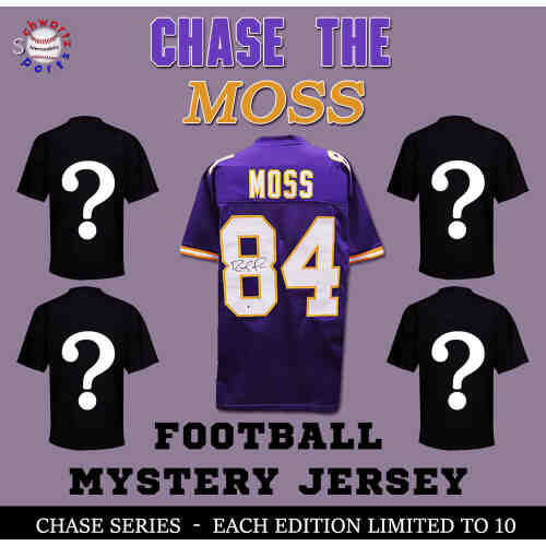 Chase Series 1 Signed Football Jersey Mystery - CHASE THE RANDY MOSS Edition