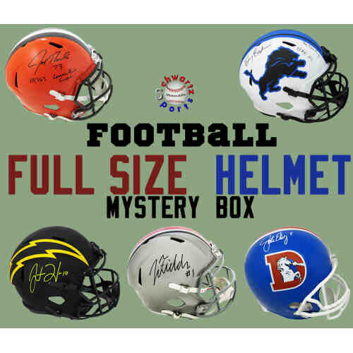 Schwartz Sports Football Star Signed Mystery Full Size Helmet  Series 21 (Limited to 50)