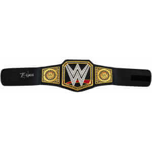 Kevin Nash Signed WWE Heavyweight Champion Black Replica Wrestling Belt