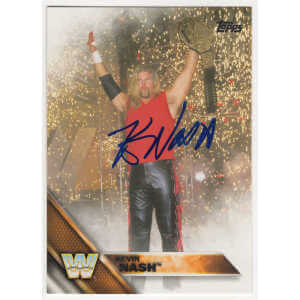 Kevin Nash Signed 2016 Topps WWE Wrestling Card #72