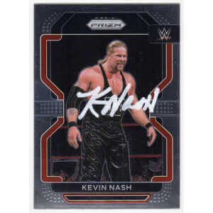 Kevin Nash Signed 2022 Panini Prizm WWE Wrestling Card #113