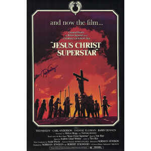 Ted Neeley Signed Jesus Christ Superstar 11×17 Movie Poster