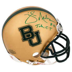 Mike Nelms Signed Baylor Bears Riddell (VSR4) Mini Helmet