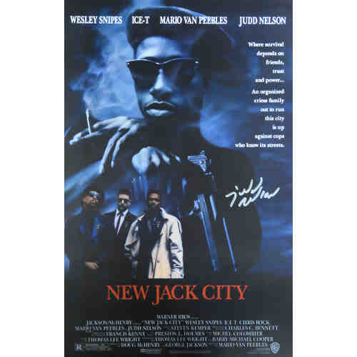 Judd Nelson Signed New Jack City 11x17 Movie Poster