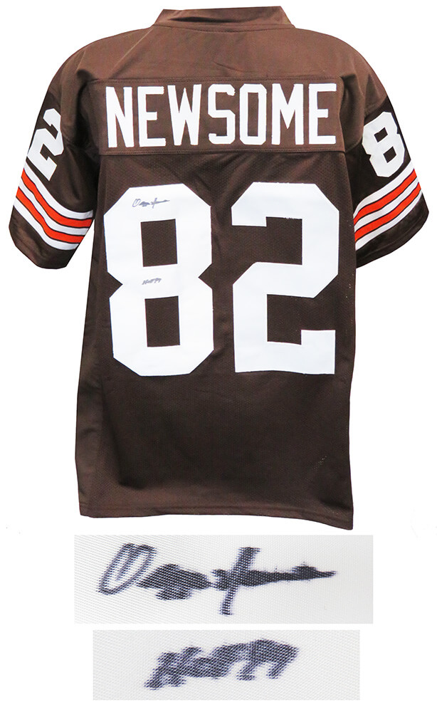 Ozzie Newsome Signed Brown Custom Football Jersey w/HOF'99 – Schwartz  Sports Memorabilia