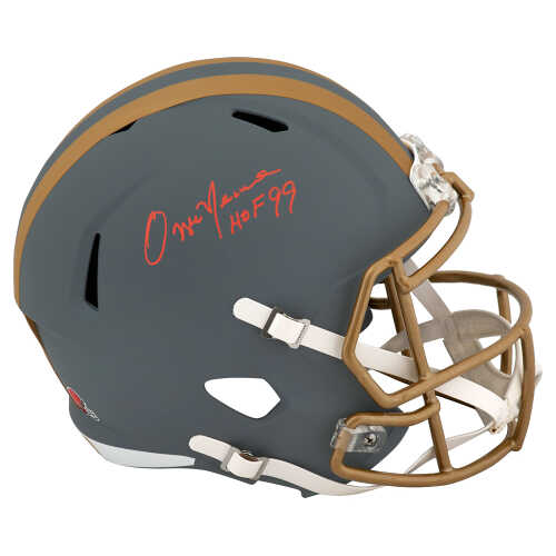 Ozzie Newsome Signed Cleveland Browns SLATE Riddell Full Size Speed Replica Helmet w/HOF'99