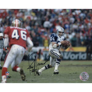 Jay Novacek Signed Dallas Cowboys Action vs. 49ers 8x10 Photo