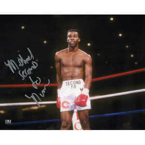 Michael 'Second To' Nunn Signed Boxing In Ring 8x10 Photo