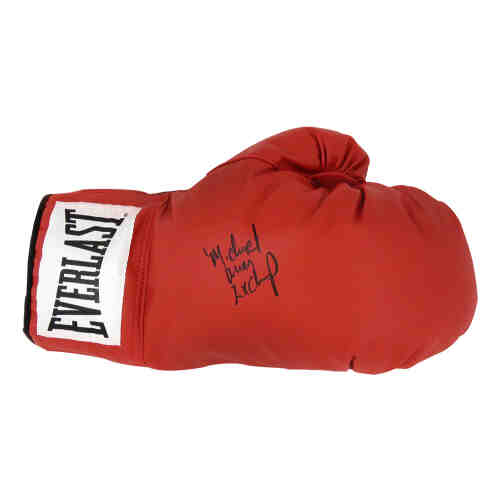 Michael Nunn Signed Everlast Red Boxing Glove w/2x Champ