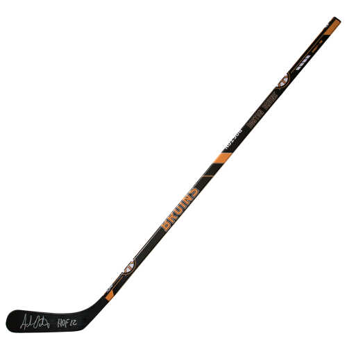 Adam Oates Signed Boston Bruins Franklin 48-Inch Full Size Hockey Stick w/HOF'12 - Image 2