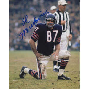 Ed O'Bradovich Signed Bears Action 8x10 Photo