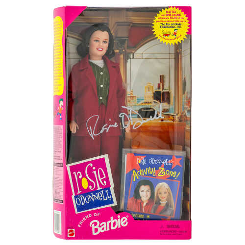 Rosie O'Donnell Signed 1999 Friends Of Barbie Rosie O'Donnell Show Doll In Original Box