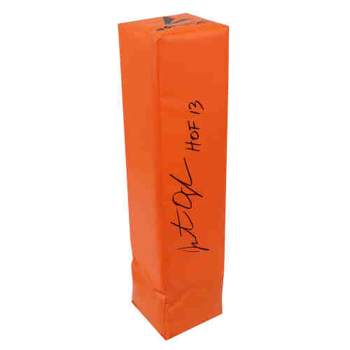 Jonathan Ogden Signed Orange Endzone Football Pylon w/HOF'13