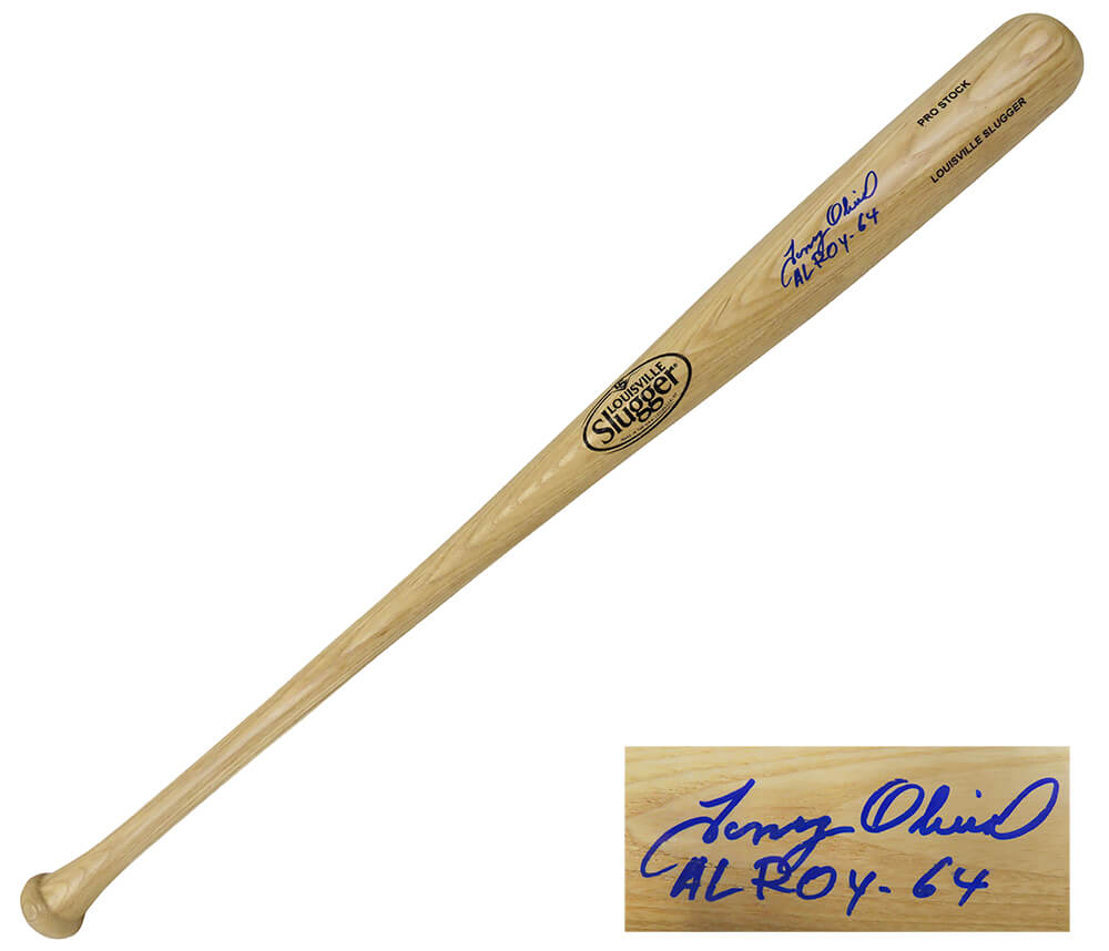 Tony Oliva Signed Louisville Slugger Pro Stock Blonde Baseball Bat w/AL  ROY'64 - Schwartz Sports