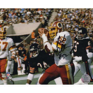 Neal Olkewicz Signed Washington Football Team Action vs. Bears 8x10 Photo