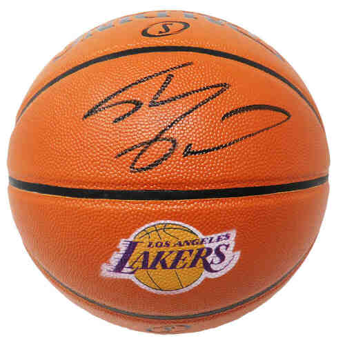 Shaquille O'Neal Signed Spalding Los Angeles Lakers Logo Game Series Replica NBA Basketball