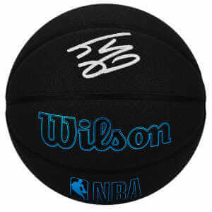 Shaquille O'Neal Signed Wilson Forge Plus Black Full Size NBA Basketball