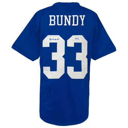 Ed O'Neill Signed Al Bundy #33 Polk High School Blue Football Jersey w/Al