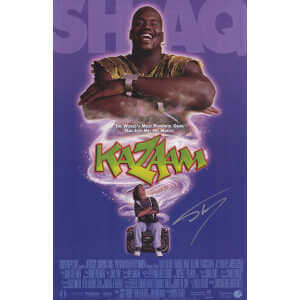 Shaquille O'Neal Signed Kazaam 11x17 Movie Poster (In Silver)