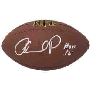 Orlando Pace Signed Wilson Super Grip Full Size NFL Football w/HOF'16
