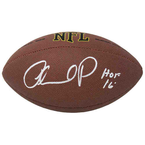 Orlando Pace Signed Wilson Super Grip Full Size NFL Football w/HOF'16