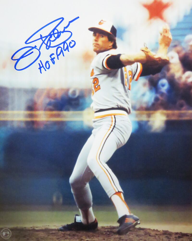 Jim Palmer Autographed Baltimore Orioles 8x10 Pitching Photo W