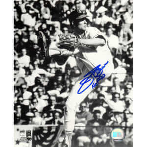 Jim Palmer Signed Baltimore Orioles B&W Pitching 8x10 Photo w/HOF'90