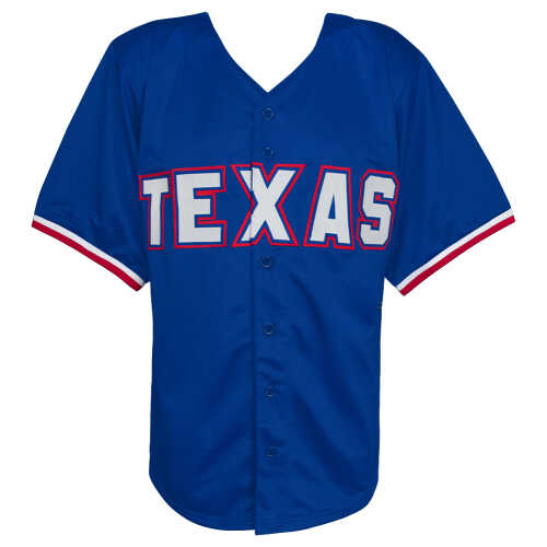 Rafael Palmeiro Signed Blue Custom Baseball Jersey - Image 3