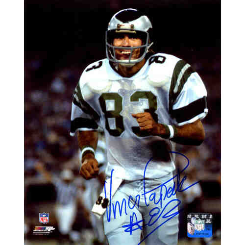 Vince Papale Signed Philadelphia Eagles White Jersey 8x10 Photo