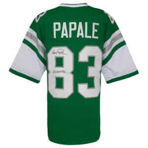 Vince Papale Signed Light Green Custom Football Jersey w/Invincible