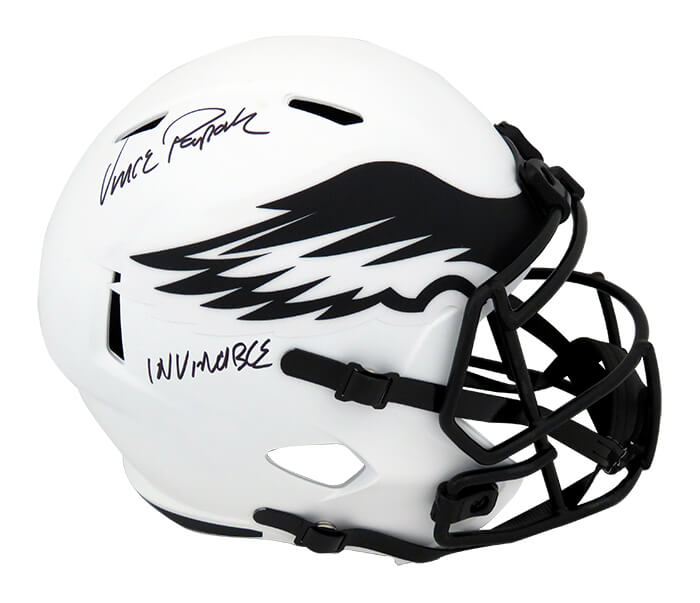 Vince Papale Signed Invincible Inscription Philadelphia Eagles