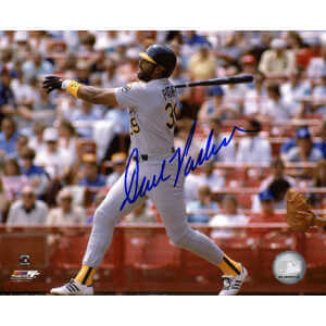 Dave Parker Signed Oakland Athletics (A's) Swinging Action 8x10 Photo