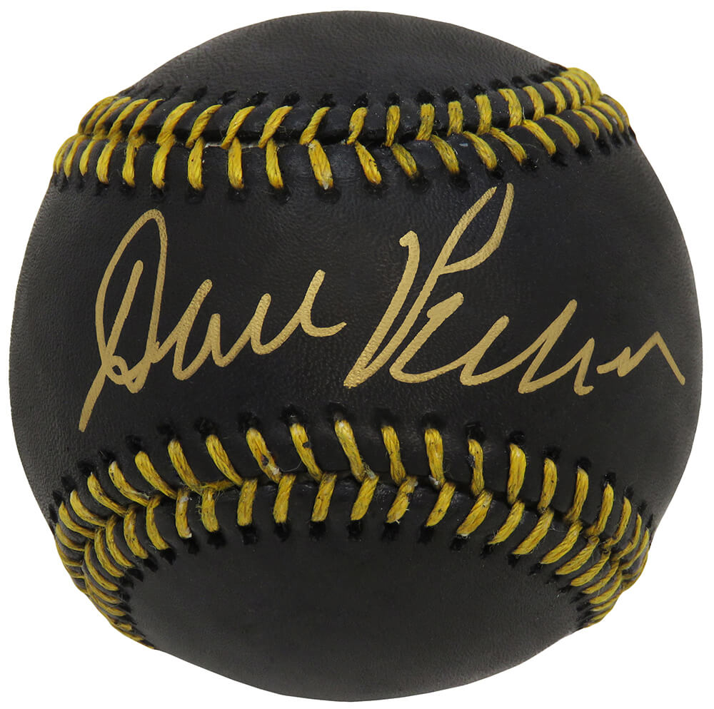 Dave Parker Signed Rawlings Official Black MLB Baseball - (SCHWARTZ COA)