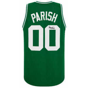 Robert Parish Signed Green Custom Basketball Jersey