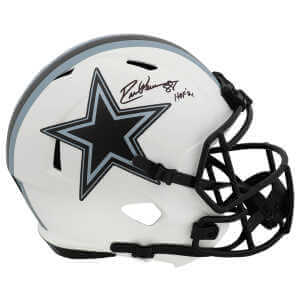 Drew Pearson Signed Dallas Cowboys Riddell Full Size Speed Replica Helmet w/HOF’21