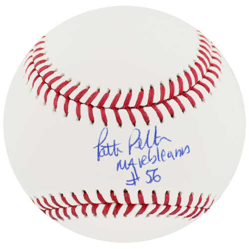 Patti Pelton Signed Rawlings Official MLB Baseball w/Marbleann