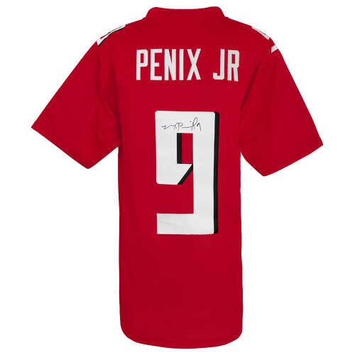 Michael Penix Jr. Signed Red Custom Football Jersey