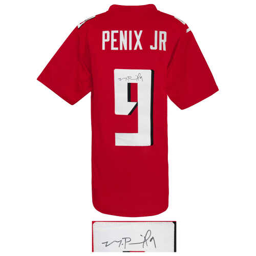 Michael Penix Jr. Signed Red Custom Football Jersey - Image 2