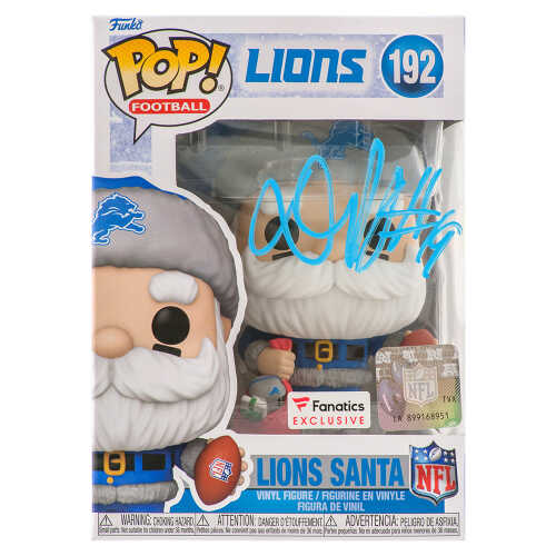 Donovan Peoples-Jones Signed Detroit Lions 'SANTA' Funko Pop Doll #192