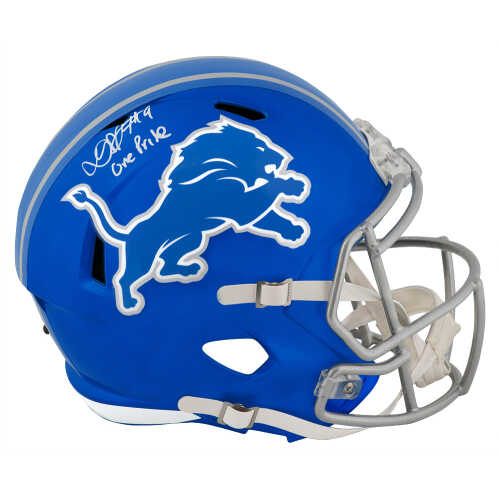 Donovan Peoples-Jones Signed Detroit Lions FLASH Riddell Full Size Speed Replica Helmet w/One Pride