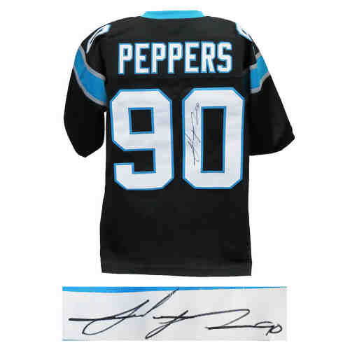 Julius Peppers Signed Black Custom Football Jersey