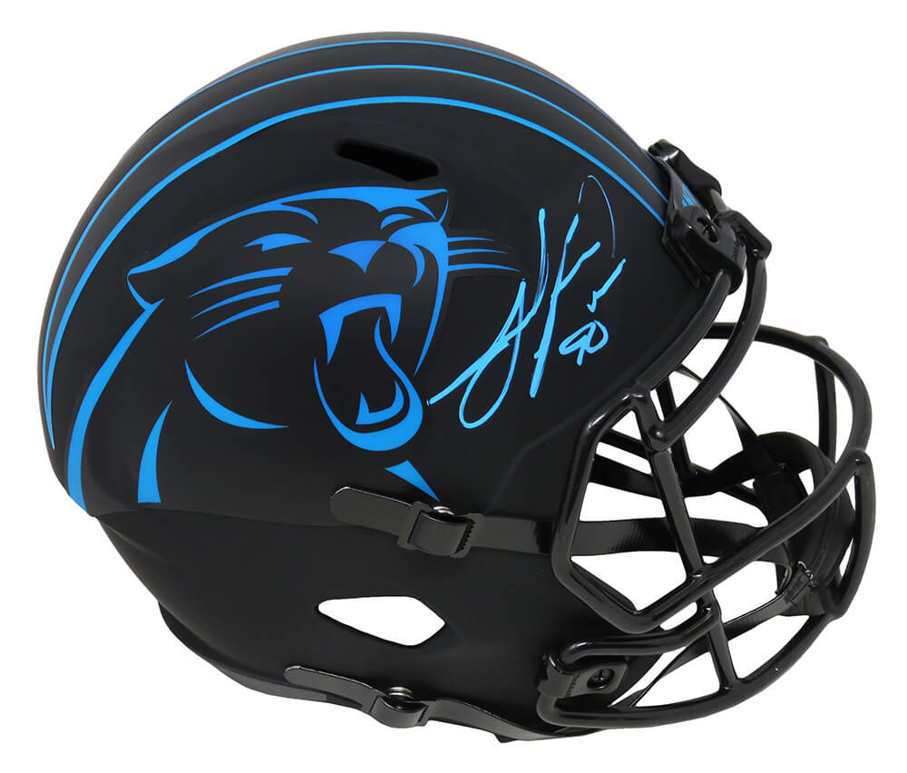 panthers helmet black