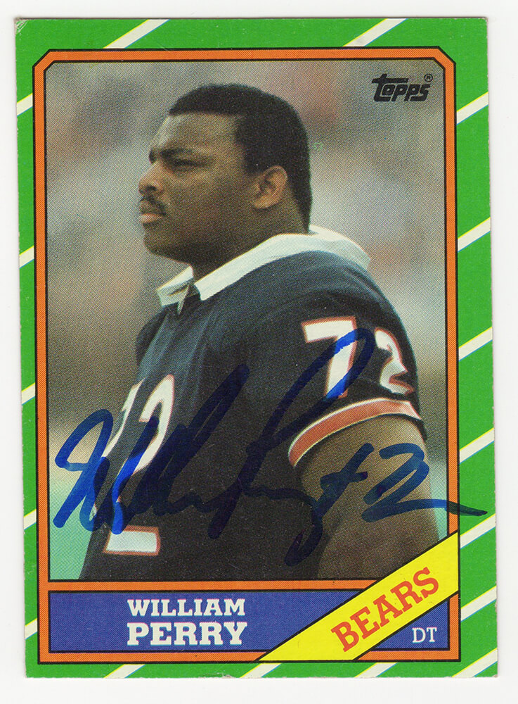 William Perry Rookie 1986 Topps #20 DT/DE Chicago Bears