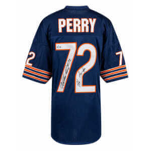 William Perry Signed Navy Throwback Custom Football Jersey w/The Fridge