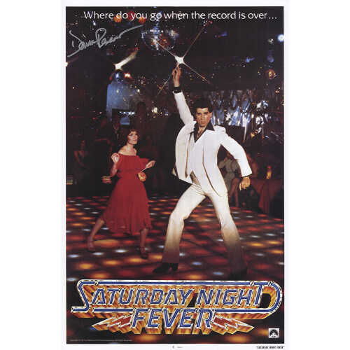 Donna Pescow Signed Saturday Night Fever 11x17 Movie Poster - (In Silver)