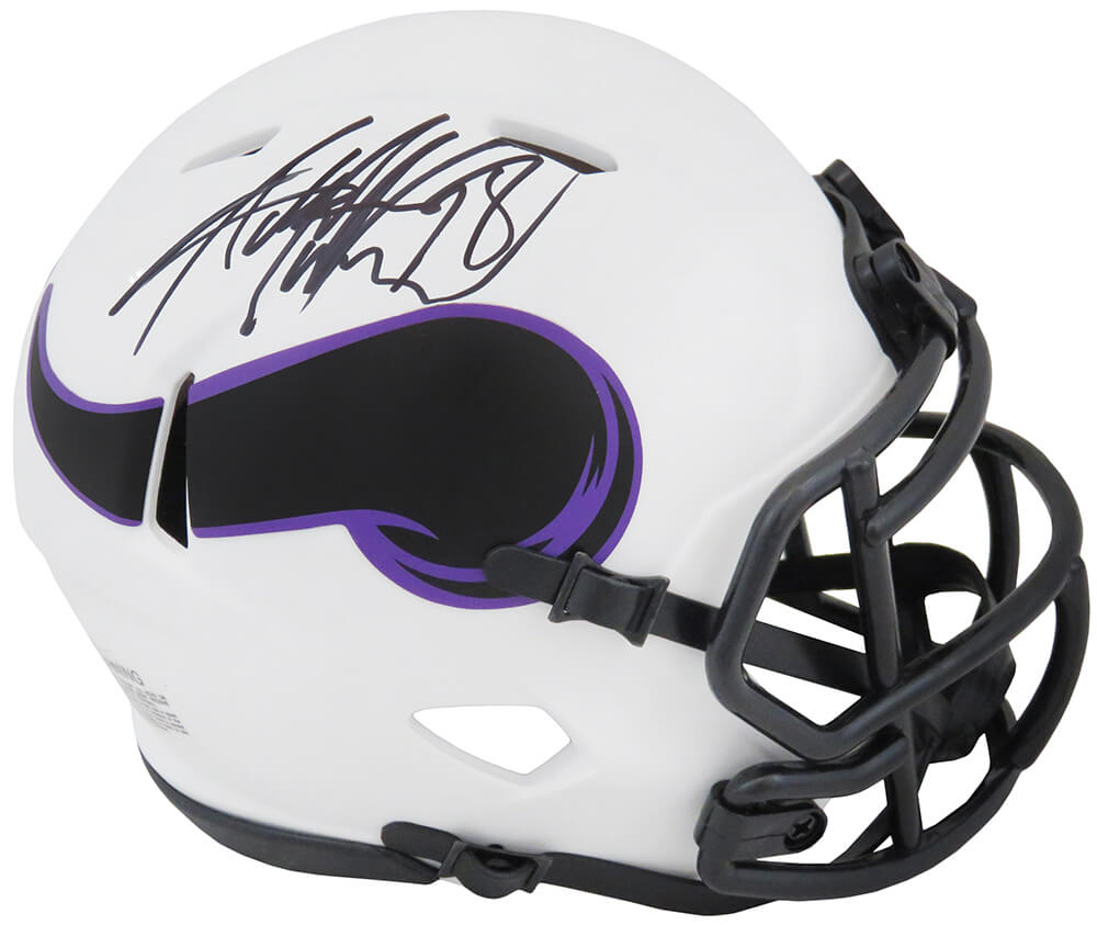 Adrian Peterson Signed Minnesota Vikings Lunar Eclipse Riddell Speed Mini  Helmet – Schwartz Sports Memorabilia