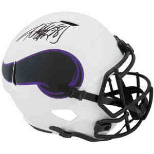 Minnesota Vikings Unsigned Riddell FLASH Alternate Revolution Speed  Authentic Football Helmet