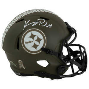 Kenny Pickett Signed Pittsburgh Steelers SALUTE 2022 Riddell Full Size Speed Replica Helmet – (Fanatics)