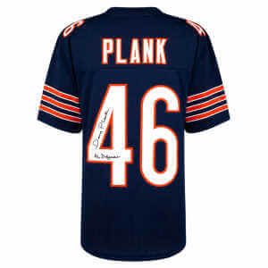 Doug Plank Signed Navy Custom Football Jersey w/46 Defense